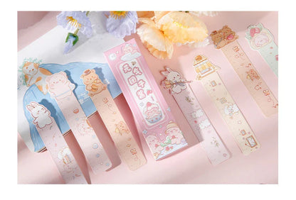 mr-paper-30pcs-box-cute-animal-paper-bookmarks