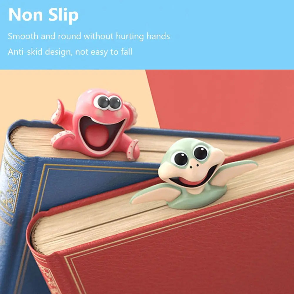 cartoon-sea-animal-bookmarks-pvc-3d-octopus-lobster-design