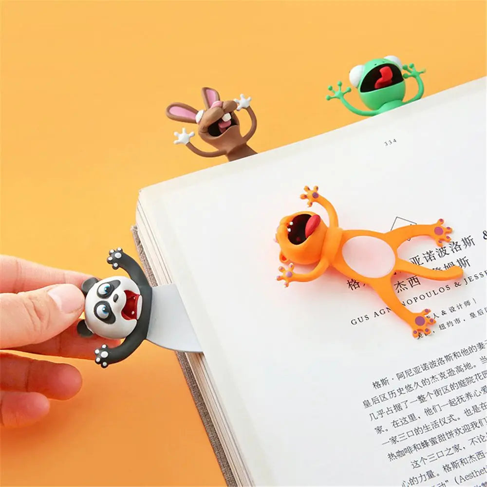 creative-3d-stereo-cartoon-sea-animal-bookmarks