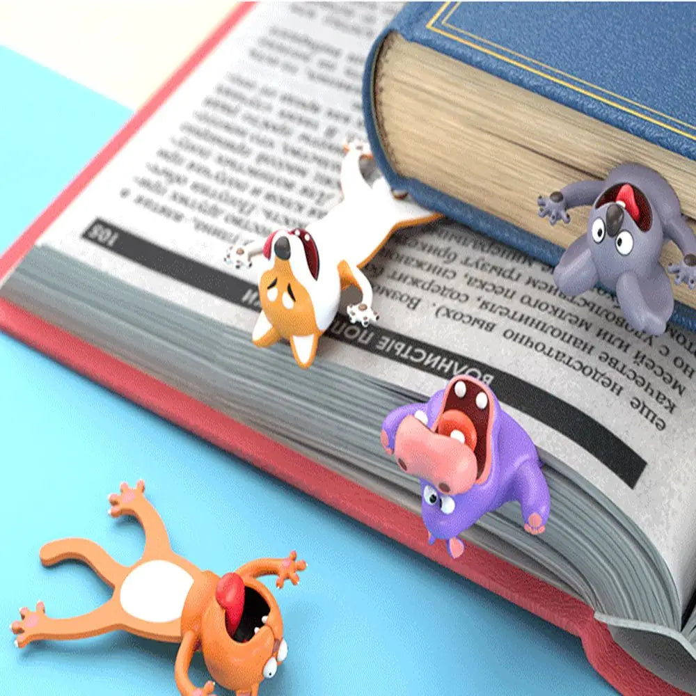 creative-3d-stereo-cartoon-sea-animal-bookmarks