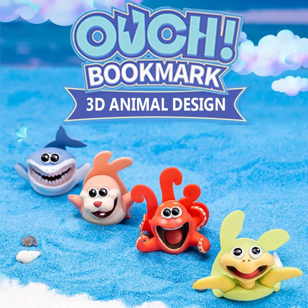 cartoon-sea-animal-bookmarks-pvc-3d-octopus-lobster-design