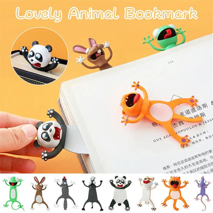 3d-stereo-cartoon-animal-bookmarks-ocean-series