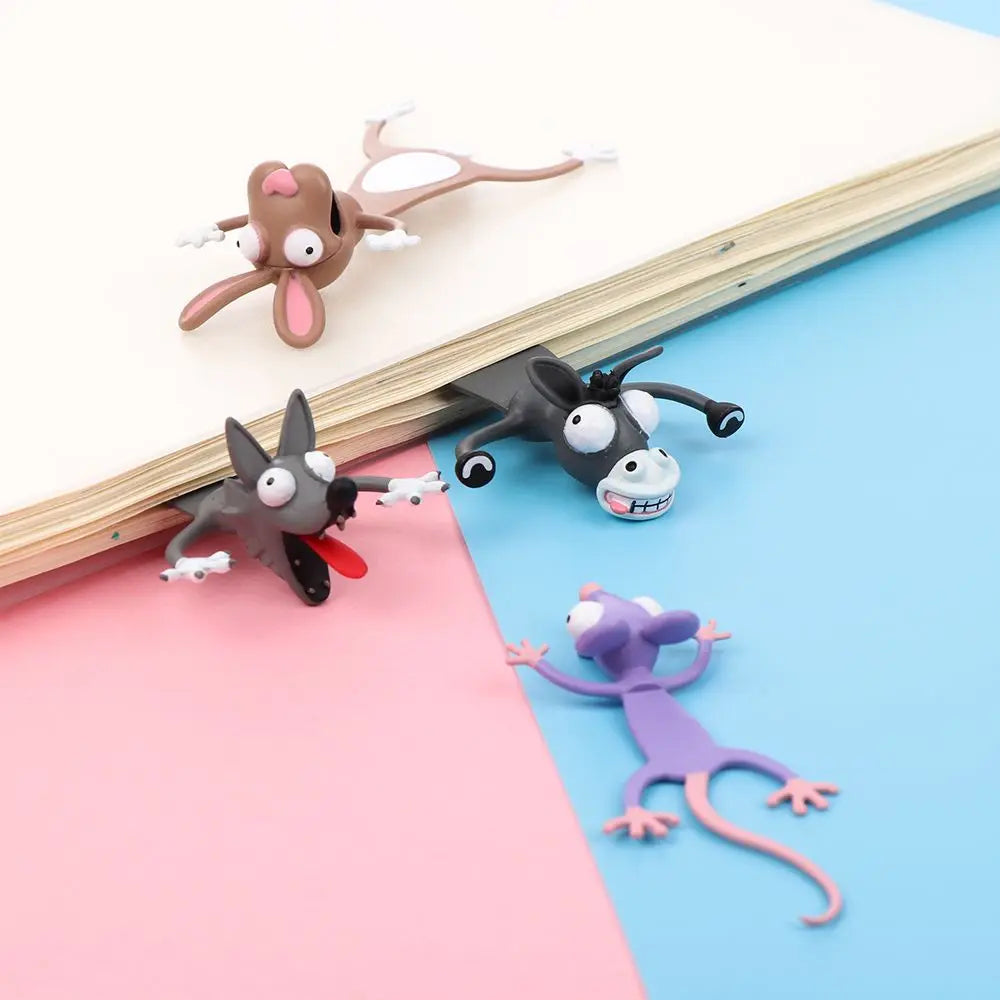 creative-3d-stereo-cartoon-sea-animal-bookmarks