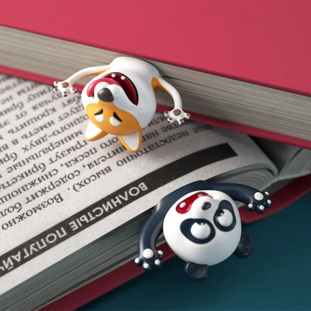 creative-3d-stereo-cartoon-sea-animal-bookmarks